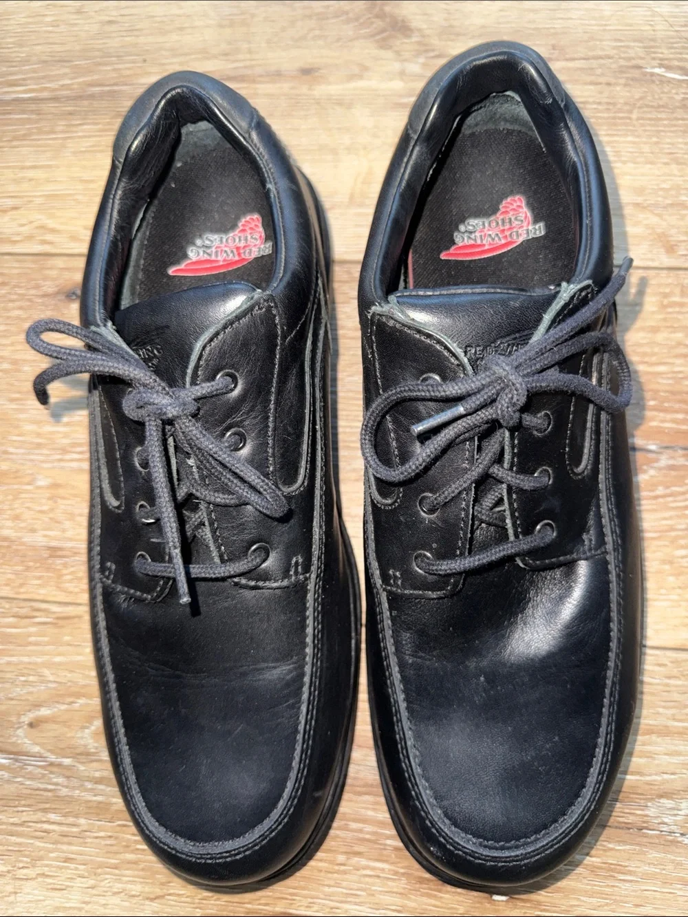 Red Wing Shoes Black Leather Lace Up Oxford Work 8636 Men's Size 12 D